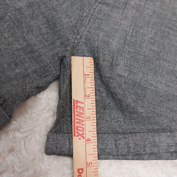 Guess Jeans Womens Gray Linen Blend Flat Front Shorts Size S - Picture 6 of 8